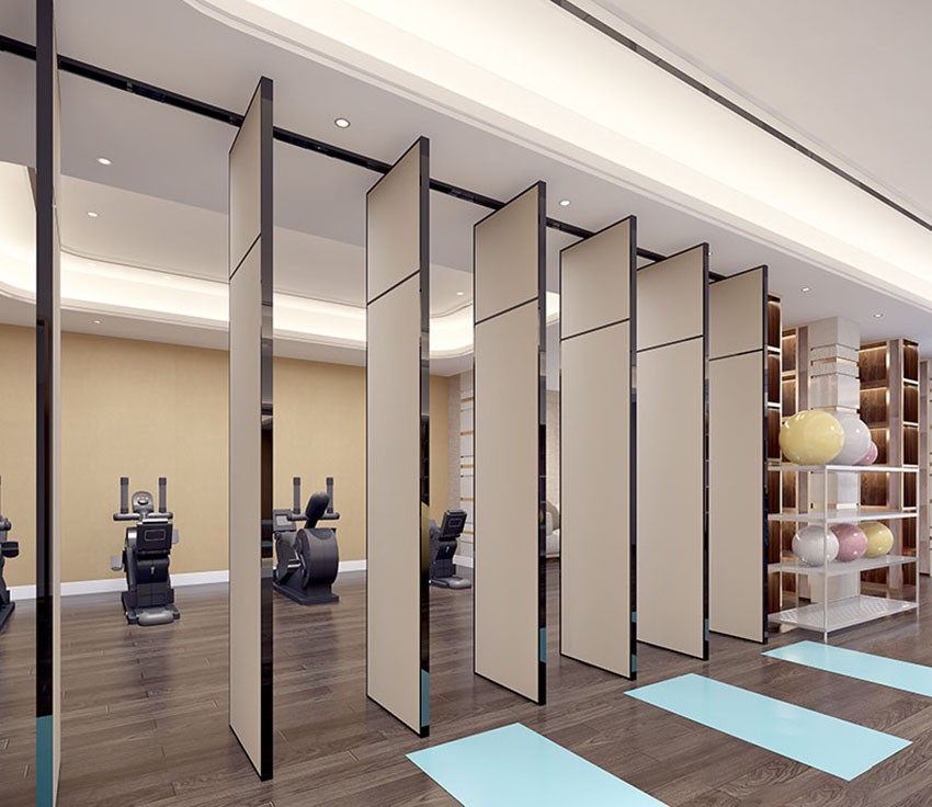 Customizable Movable Wall For Yoga Studio Fitness Room