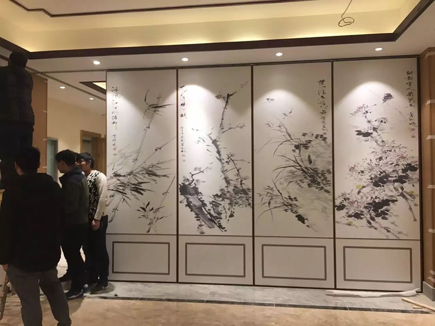 Landscape Painting Movable Partition Walls