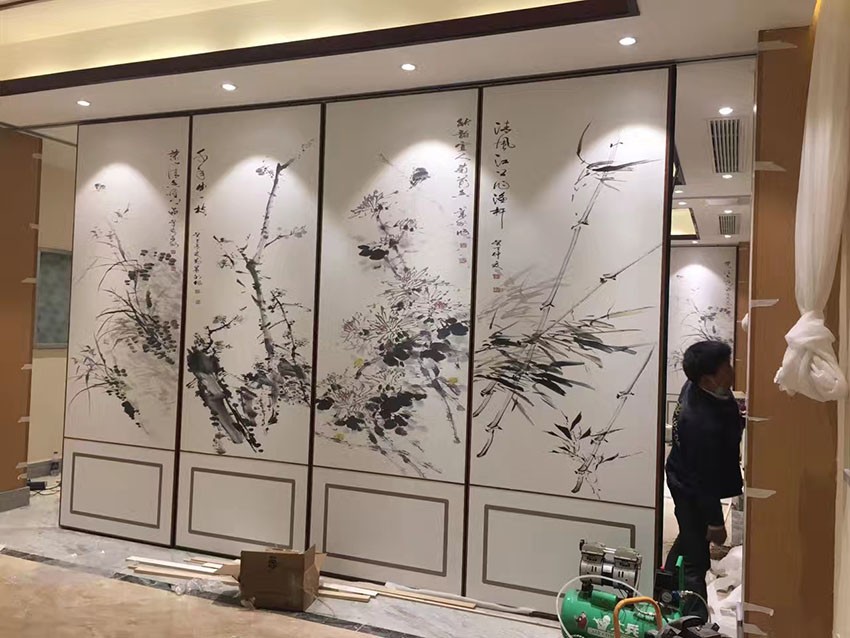 Landscape Painting Movable Partition Walls