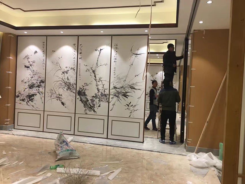 Landscape Painting Movable Partition Walls