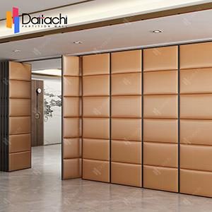 Modern Leather-Finished Movable Walls for Restaurants