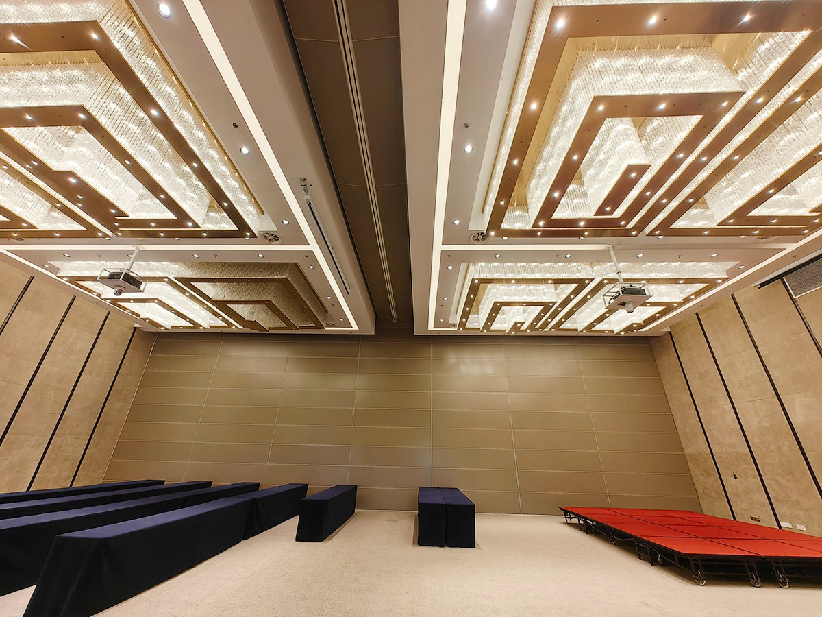 Government Conference Room Vertical Folding Acoustic Movable Walls 